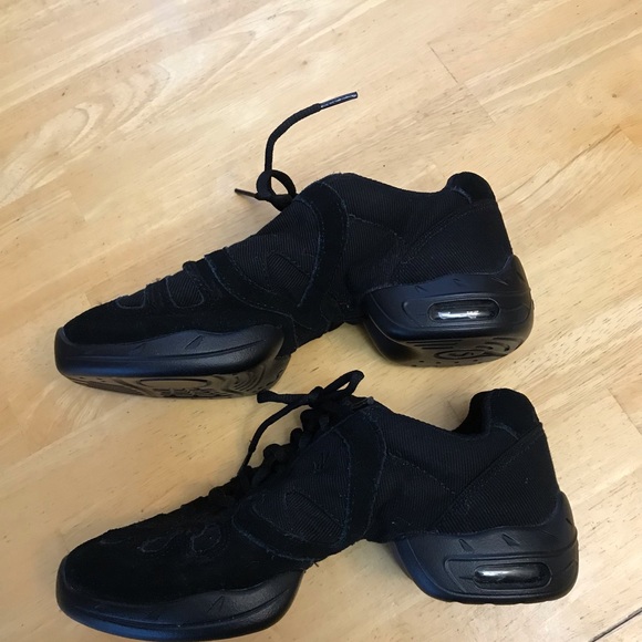 3/20$ Skazz by Sansha women’s size 7 black jazz sneaker - Picture 2 of 7